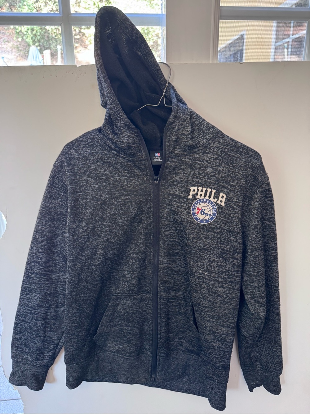 Philadelphia 76ers Phila Youth Large 14/16 Sweatshirt Hoodie NBA